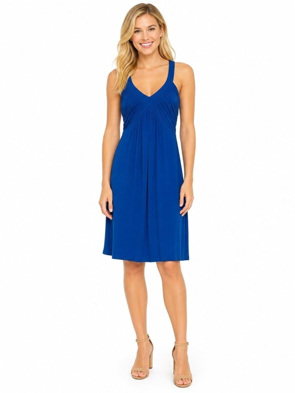 Calvin Klein Royal Blue Sleeveless Sundress Size 8– Summer Cover-Up